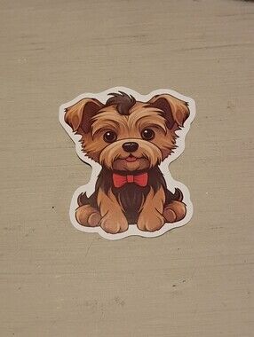 10/$10 Stickers Decal - Yorkshire Terrier Puppy Kawaii Animal Sticker - New